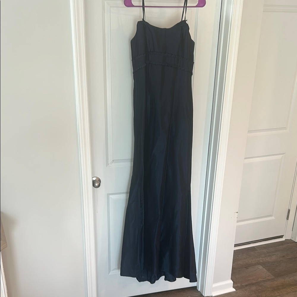 Elegant Navy Badgley Mischka dress